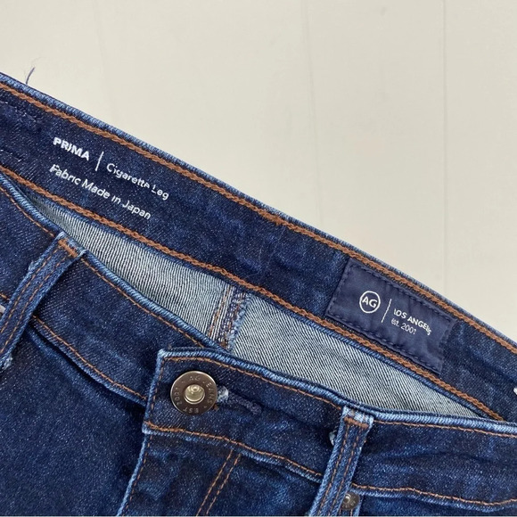AG Adriano Goldschmied The Prima Cigarette Leg Jeans Womens Size 27 Dark Wash - Picture 10 of 13